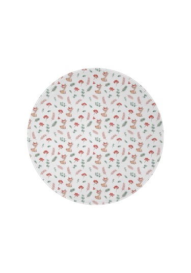 Noel Desenli 47 İnç Yuvarlak Flanel Battaniye, Yetişkin Ve Çocuk İçin, Yumuşak, Rahat Ve Hafif Noel Sevimli Geyik