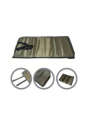 Elmpaly Sku 1 Portatif Katlanır Balıkçılık Çengel Çıkarma Pedi Nefes Alabilir Sünger Ped Dayanıklı Zeytin Yeşili Tasarım Ayarlanabilir Askı Kol Av Kampçılık Balıkçılık Aksesuarı