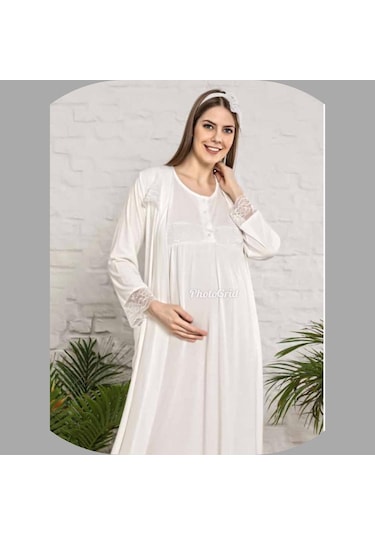 Limissi 4203 Melisa Penye Hamile Lohusa Gecelik Sabahlık