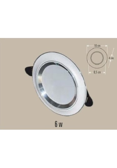 Ct 5257 6w Zebra Led Spot Beyaz Krom 3 Renk