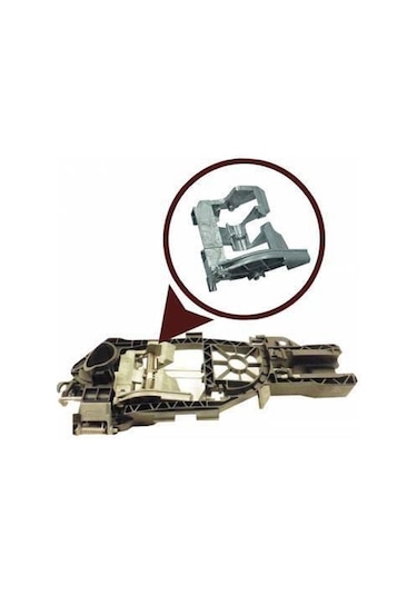 Volkswagen Passat B6 - B7 Dış Kapı Kolu Zamağı İç Mekanizması Sağ