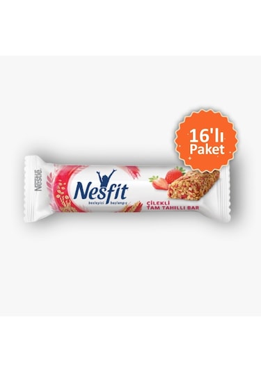 Nestle Nesfit Çilekli Bar 16 x 24 G