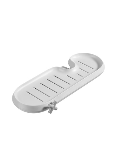 Yystore Banyo Musluk Depolama Rafı Mutfak Beyaz