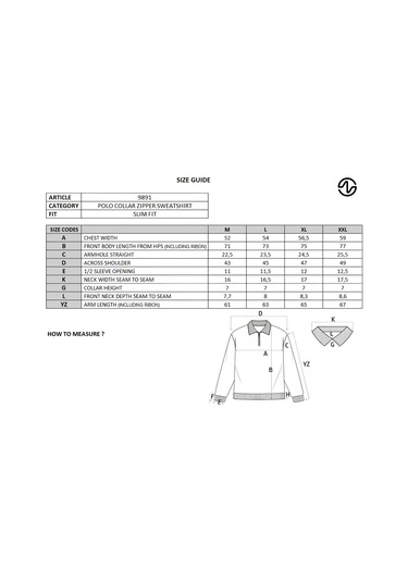 Arma Erkek Slim Fit Fermuarlı Polo Yaka Sweatshirt İnce Modal Pamuk Elastan Karışımlı Örme İnterlok Kumaş K30554989102 Haki Arma Erkek Slim Fit Fermuarlı Polo Yaka Sweatshirt İnce Modal Pamuk Elastan Karışımlı Örme İnterlok Kumaş K30554989102 Haki