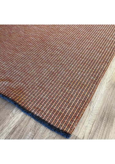 Hoom Rugs Mirel 7310 Terra Kaymaz Pamuklu Dekoratif Kilim