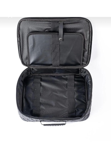 Zuu Bags Kuaför Berber Kapitone Deri Malzeme Çantası