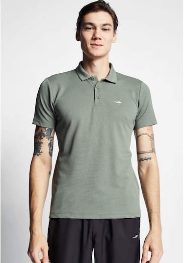 Lescon Erkek Kısa Kol Polo Yaka T-shirt 25s-1297-25n Haki