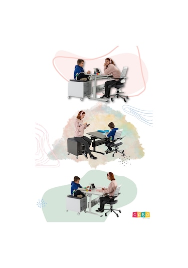 Creo Mobili Yükseklik Ayarlı Vega Plus Çalışma Sandalyesi, Ofis Ve Bilgisayar Koltuğu Sarı/sarı Gri