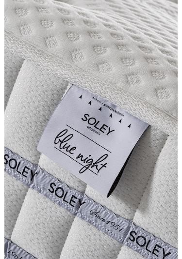 Soley Blue Night Sert / Yumuşak Çift Kullanım Özellikli Ergonomik Hybrid Yatak