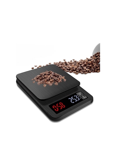 Sones Ev Tipi El İtmeli Kahve Ölçeği Usb İle Çalışan Zamanlama Özellikli Akıllı Mutfak Ölçeği