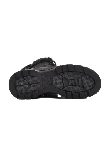 Ayakmod 24072-f Siyah-zümrüt İçi Polarlı Kız Çocuk Bot 001