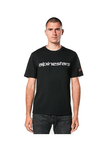 Alpinestars Linear Wormark 2.0 Csf Tişört Siyah Beyaz Kırmızı