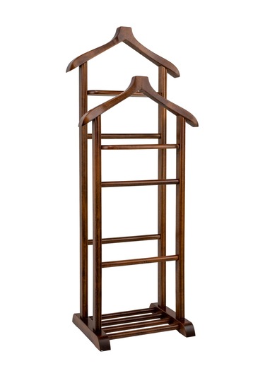 İki Tepeli Dilsiz Uşak Koyu Kahverengi Masif Ahşap Palto Ceket Kahverengi