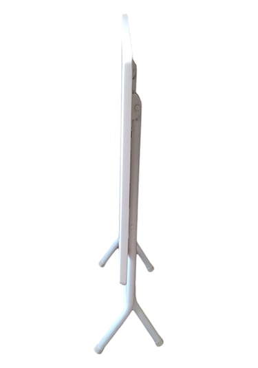 Katlanır Masa 60x90 Beyaz Döküm Kenar