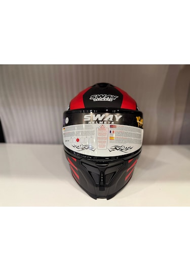 Sway Sw 867 Blade Full Face Kapalı Kask Kırmızı - Siyah