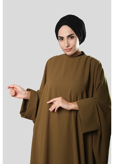 Hürrem Bone Siyah Drapeli Salaş Tesettür Bone Sandy Büzgülü 2315 01 Siyah
