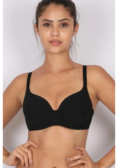 Moonlight 2135 Siyah Pamuklu Balensiz Sütyen 001