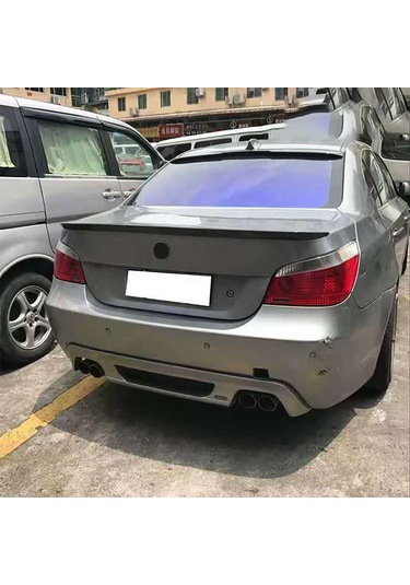 Bmw E60 İnce Bagaj Üstü Spoiler Parlak Siyah Spoyler Plastik İthal 2004-2010