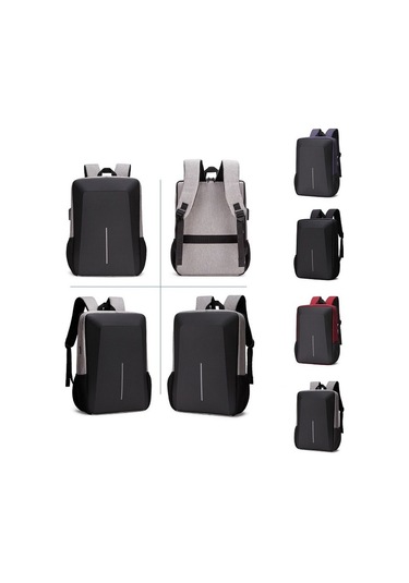 Erkekler İçin Sert Kabuk Sırt Çantası Alaşımlı Çerçeve Hırsızlığa Karşı Bilgisayar Çantası