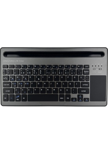 Touch Pad'li Bluetooth Klavye 10 Metreye Kadar Çalışma Aralığı Lithium Pil 291 X 154 X16 Mm