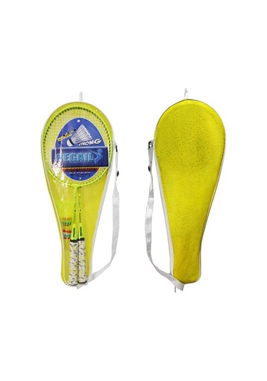 Flybuy Yeşil/turuncu/sarı Spor Seti Seçenekli Oyunu Mekan İçin İç/dış Çocuklar Badminton 2'li - Pz