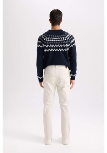 DeFacto Yazlık Gabardin Chino Kanvas Pantolon Slim Fit Dar Kesim Dar Paça Cepli B2089AX25SPBG779