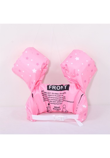 Yeni Moda Çocuk Deniz Havuz Şişme Kolluk Can Simidi 2-6 Yaş Pembe