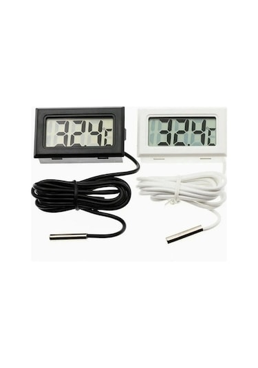 Trendooze Dondurucu Mini Lcd Termometre - 50-110 C, 1m Kablo, Ce Sert., Pratik Ev Kullanımı