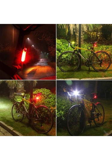 Epic Nıst Usb Şarjlı Bisiklet Arka Lamba Siyah