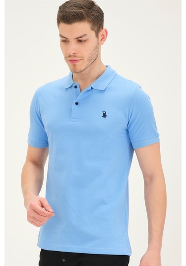 T8561 Dewberry Erkek Tshırt-açık Mavi Açık Mavi