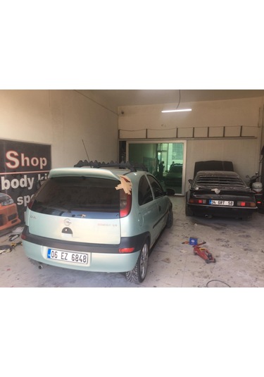 OPEL CORSA C SPOON SPOYLER  Fiber Boyasız