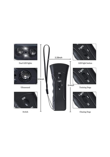 Jialan Ultrasonik Köpek Eğitmen Cihazı Elektronik Köpek