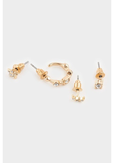Defacto Kadın 8li Gold Küpe F7669axnsgd1 Diğer