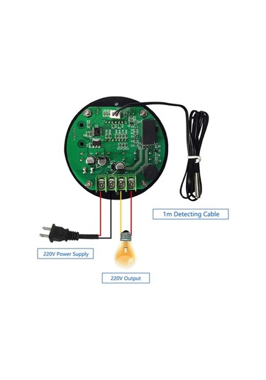 Pazly 50 C - 110 C Arası Hassas Sıcaklık Kontrolü Akıllı Termostat - Lemestar Zfx-w1602