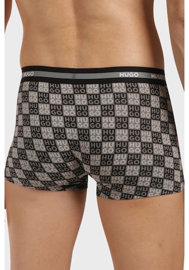 Hugo Erkek Boxer 50545668 996 Siyah Haki Antrasit