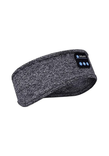 Vkemall Kırmızı Desenli Bluetooth Şapka, Uyku Ve Spor İçin Kablosuz Kulaklık, Işık Engellici Kafa Bantı Bordo