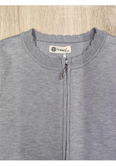 Ty-kıkq Kız Çocukları İçin Okul Triko Hırk 428858117 Gri