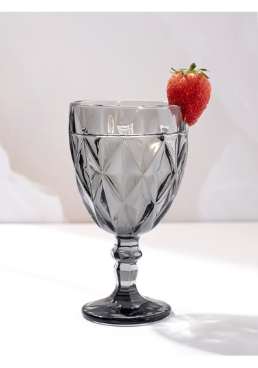 Aura Of Bohemia Kırmızı Ve Beyaz Şaraplar İçin 324 Ml'lik 4 Adet Kadeh Seti 226166609 Gri