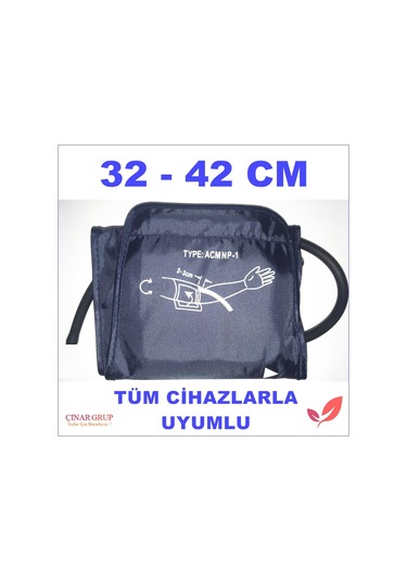 Dijital Tansiyon Aleti Manşeti. Koldan/Üst Kol Manşonu 32-42 Cm