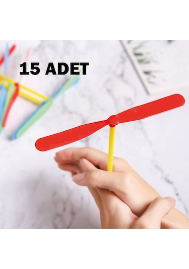 Nostaljik El Pervane Oyuncağı 15 Adet