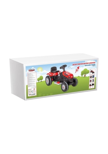 Pilsan Active 6V Akülü Traktör 05-116 Kırmızı