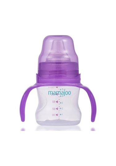 Mamajoo Kulplu Eğitici Bardak 160 ML Mor