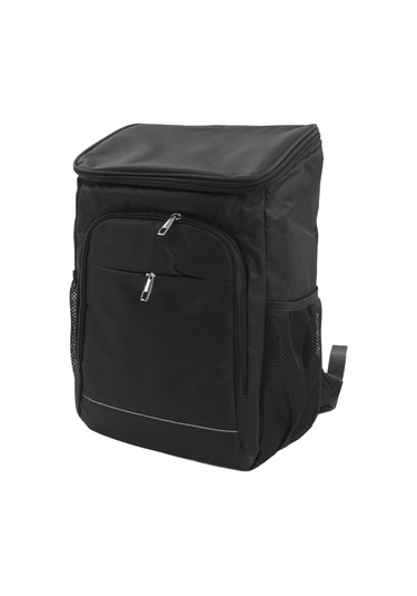 Qingmipy Dış Mekan İçin Isı Ve Soğuk Saklama Özelliği, Büyük Kapasiteli, Su Geçirmez Oxford Kumaş, Aluminyum Folyo İç Linerli Sırt Çantası Siyah Diğer