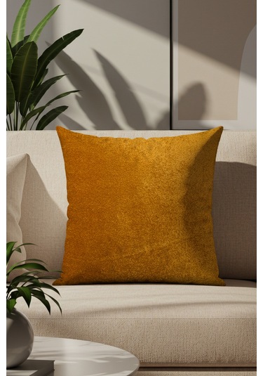 Sezyon Juno 45 45 Hardal Kırlent Kılıfı Hardal