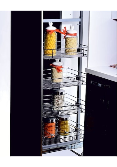 Lüks Kiler Sistemi 140-155 cm arası 5 li sepet, Genişlik-43 cm.