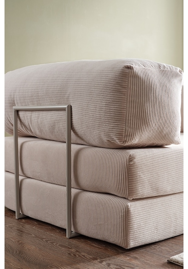 Legom Lucas Aktivite Koltuğu Yatak Olabilen Çok Amaçlı Kanepe L Koltuk Krem Krem