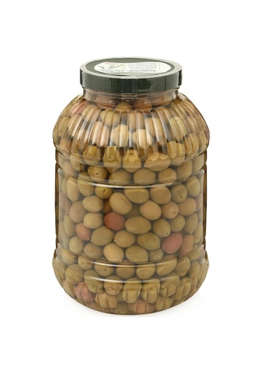 Aydın Yeşili Salamura Yeşil Çizik Zeytin 5 L