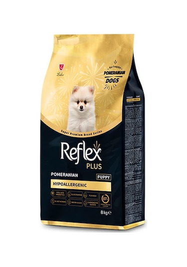 Reflex Plus Hypoallergenic Pomerian Yavru Köpek Maması 8 KG