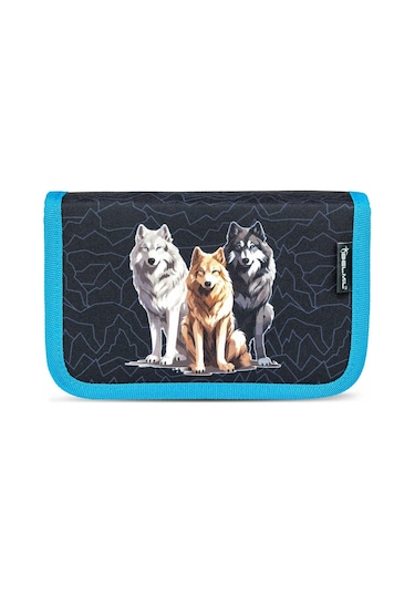 Belmil Wolves Pack Boş Kalem Kutusu 335-72 Lacivert - Mavi