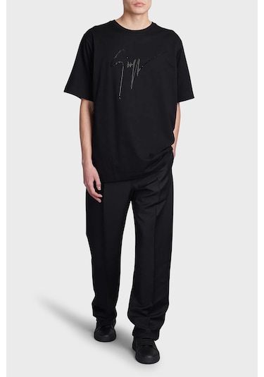 Giuseppe Zanotti Erkek T Shirt Iru2003-002 Siyah Siyah Giuseppe Zanotti Erkek T Shirt Iru2003-002 Siyah Siyah